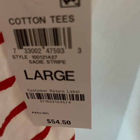 New Inc International adjustable strap and elastic bottom blouse - Picture 6 of 6